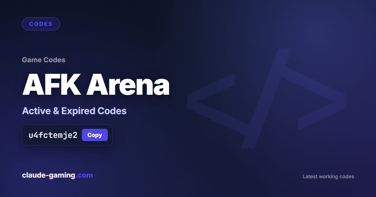 AFK Arena codes