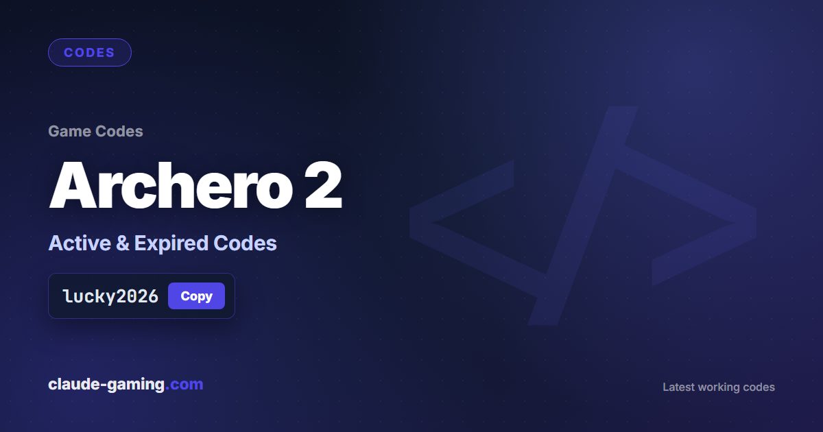 Archero 2 codes