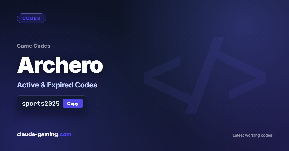 Archero codes