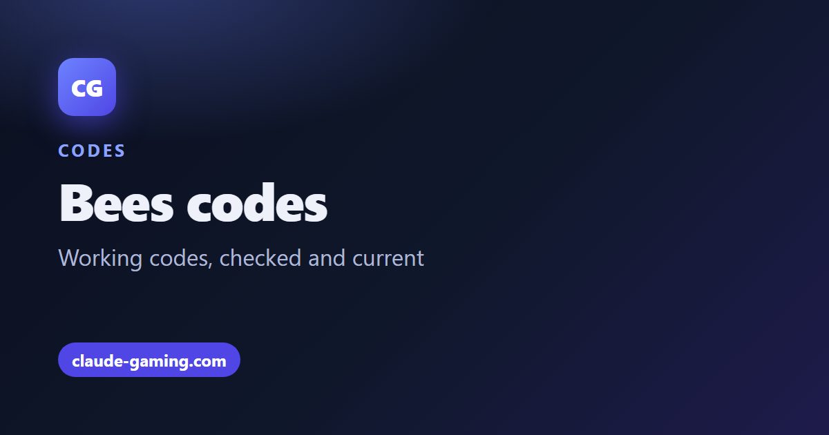 Bees codes