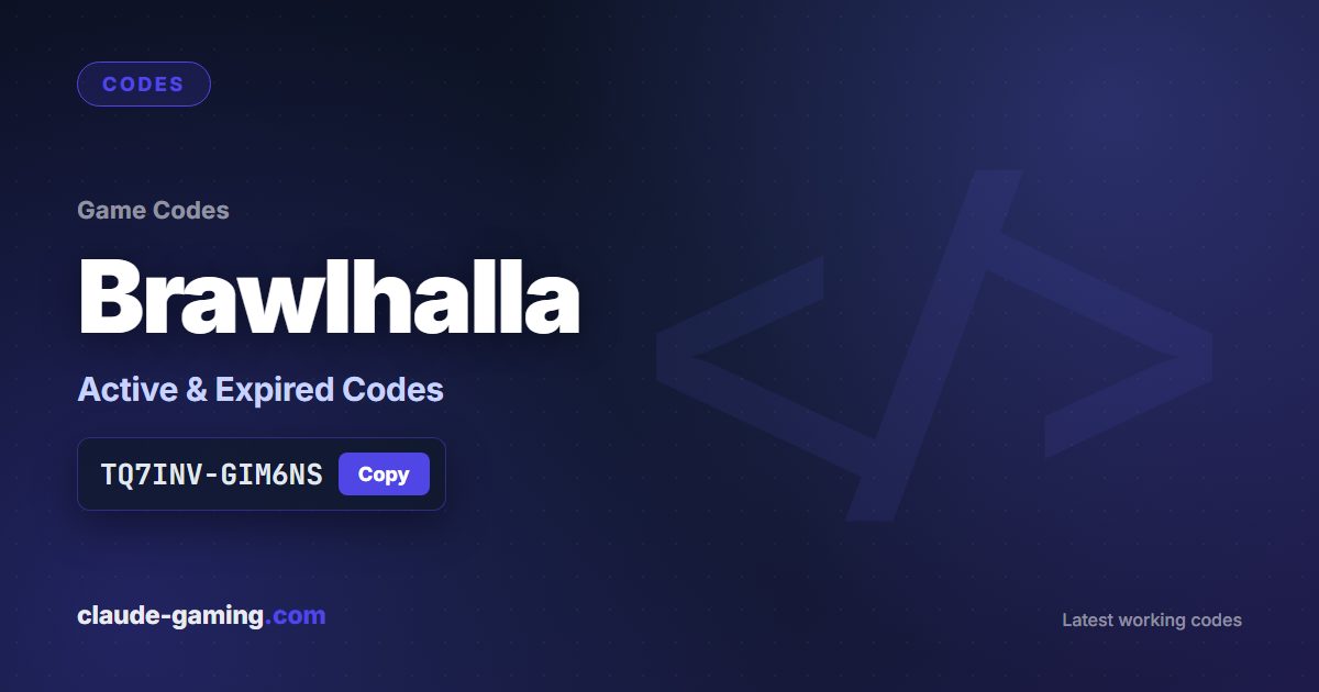 Brawlhalla codes