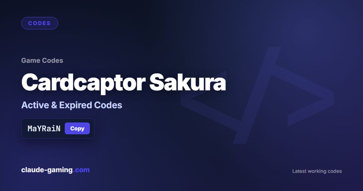 Cardcaptor Sakura codes