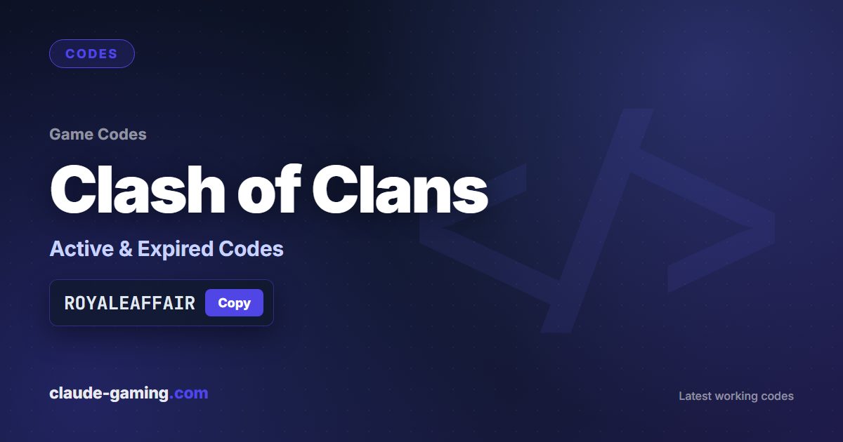 Clash of Clans codes