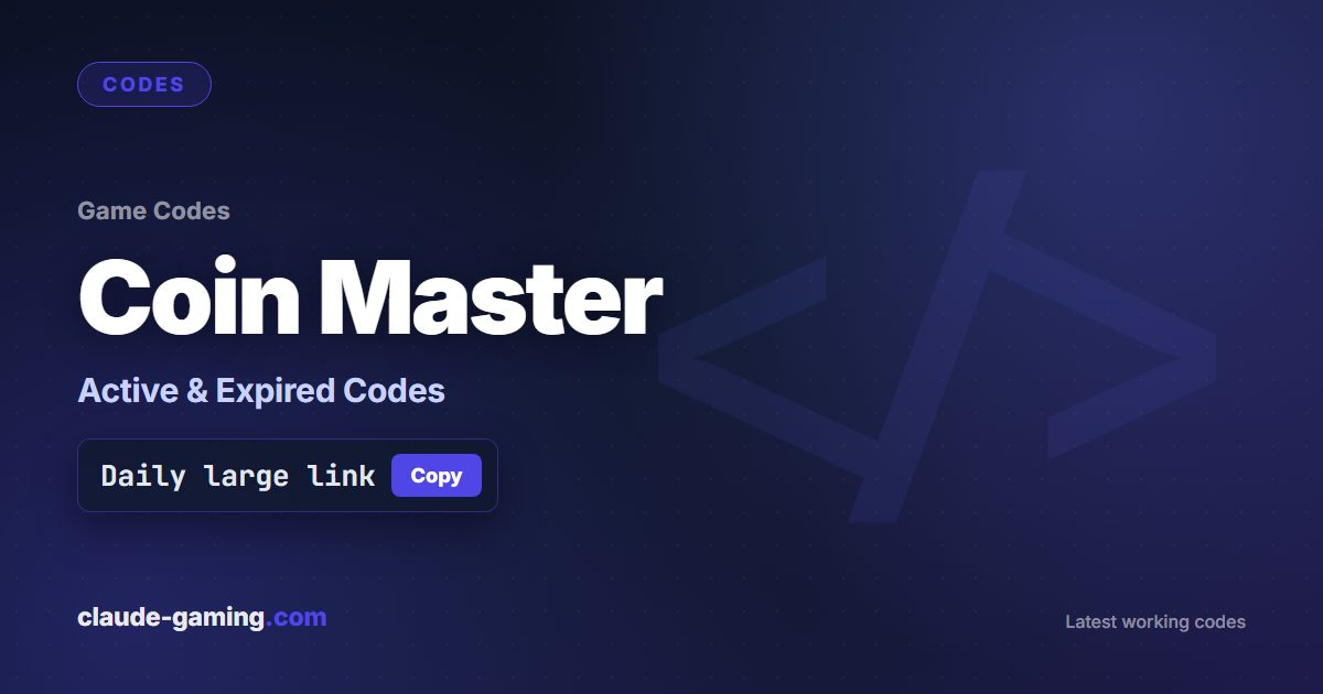 Coin Master codes