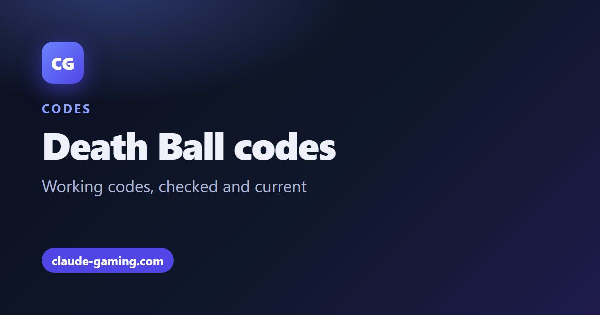 Death Ball codes