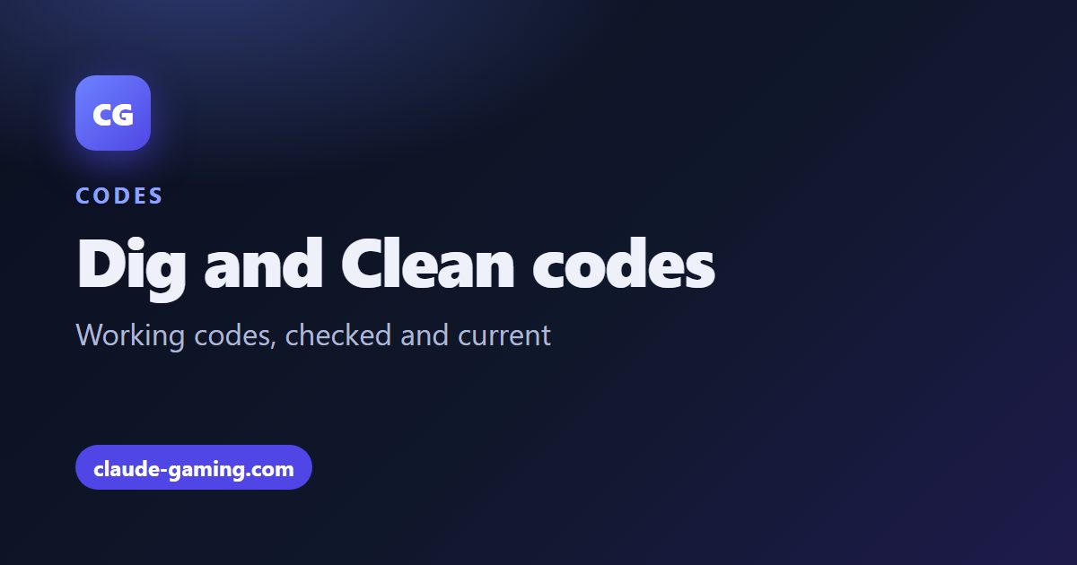 Dig and Clean codes