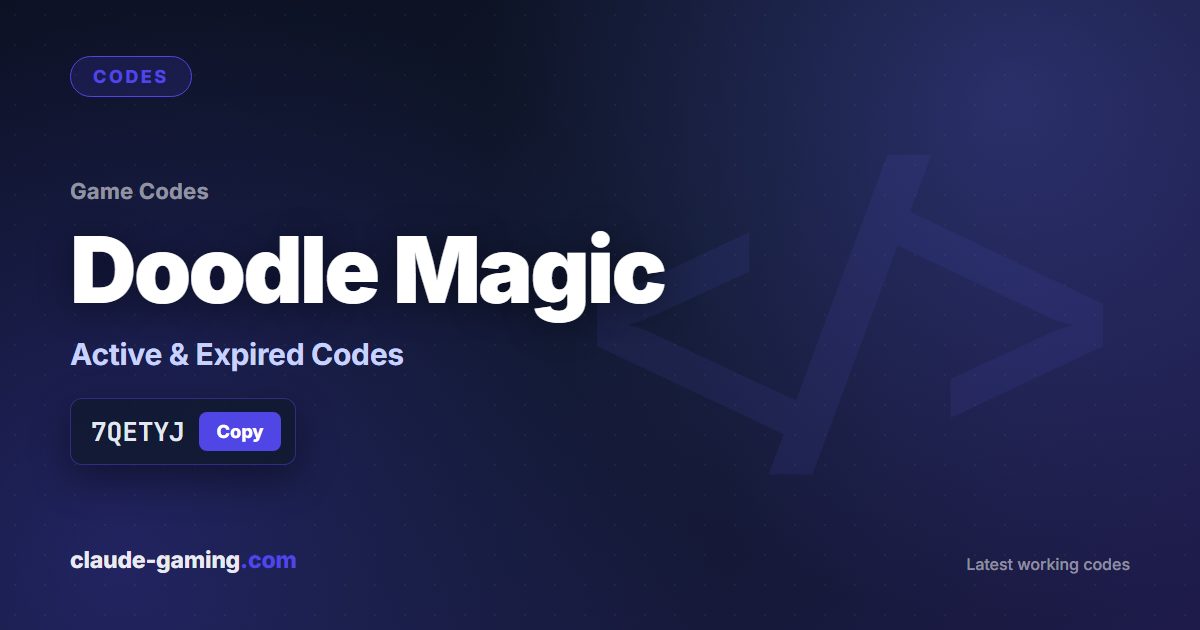 Doodle Magic codes