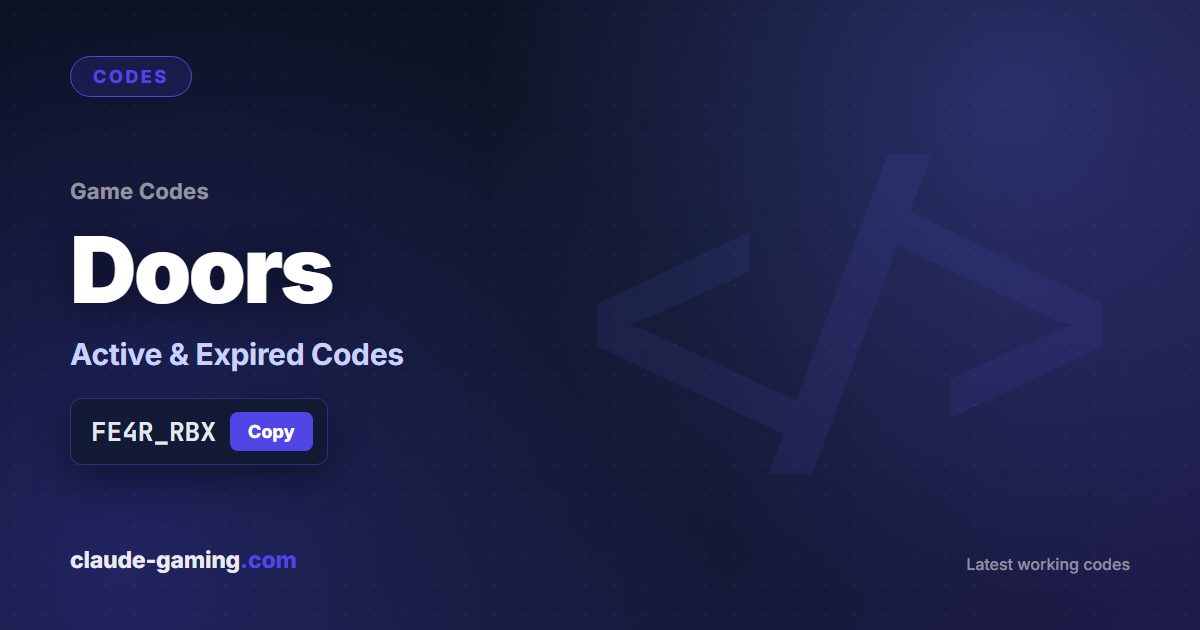 Doors codes