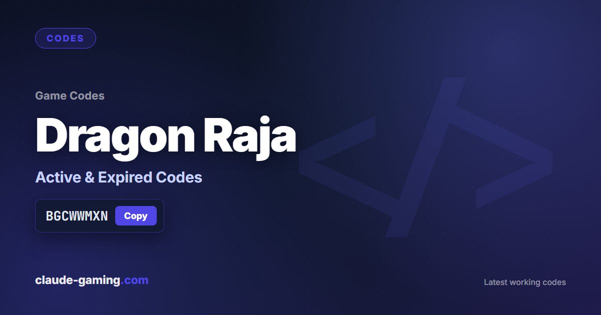 Dragon Raja codes