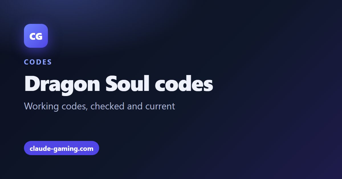 Dragon Soul codes