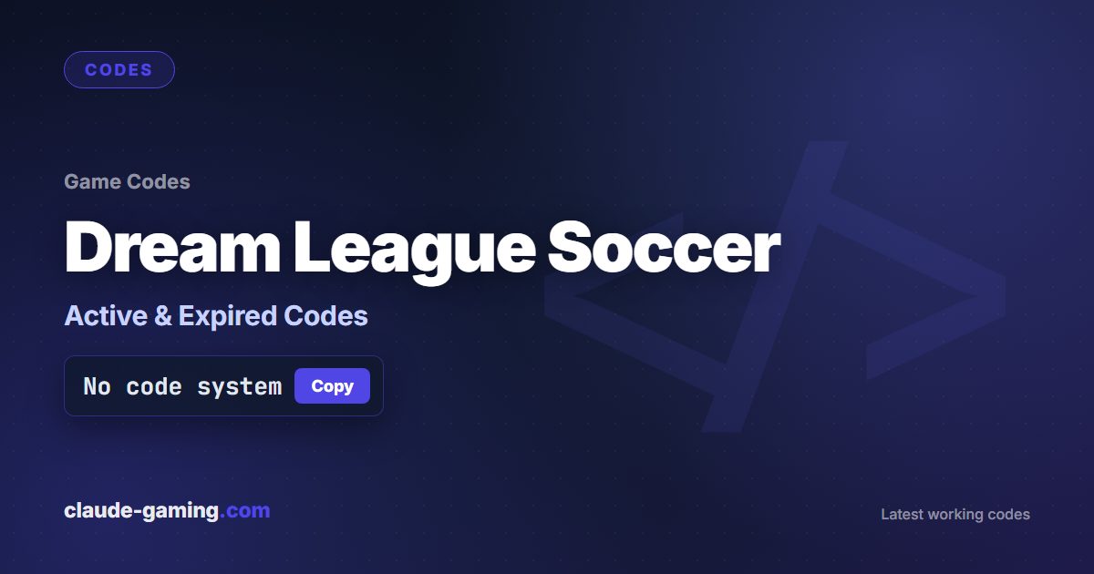Dream League Soccer codes