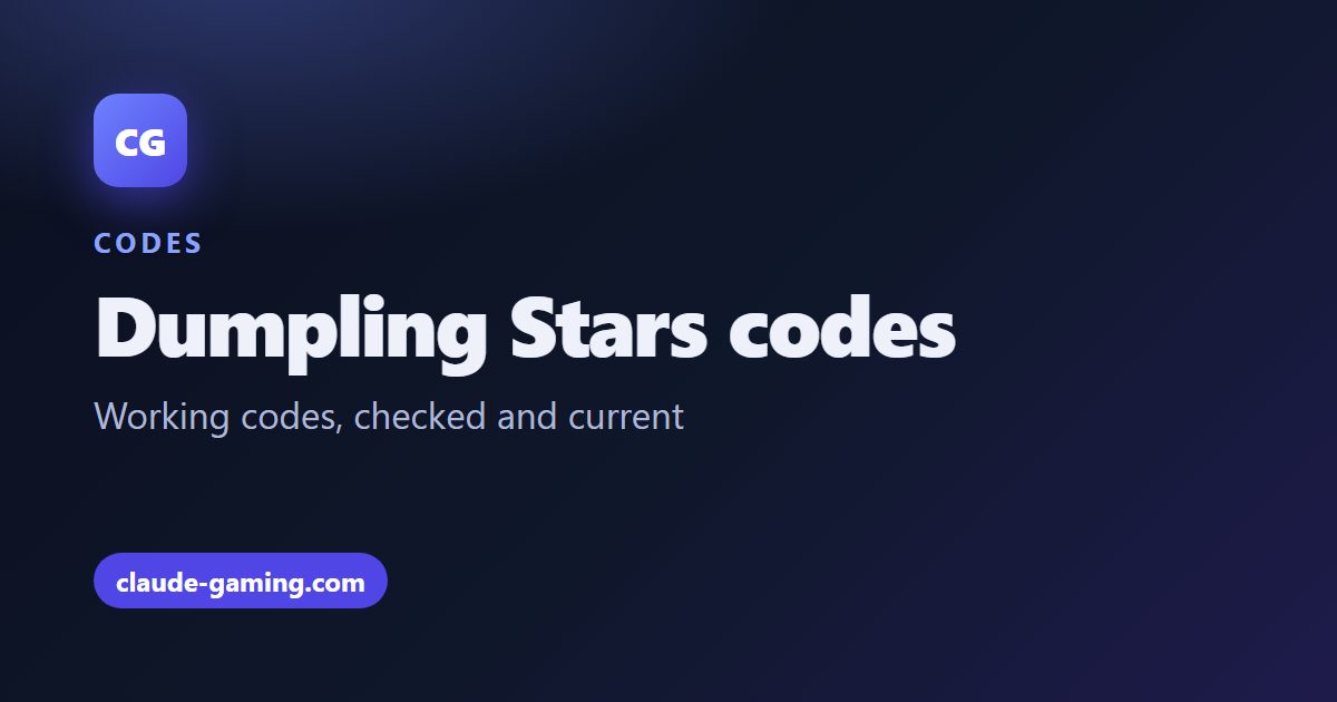 Dumpling Stars codes
