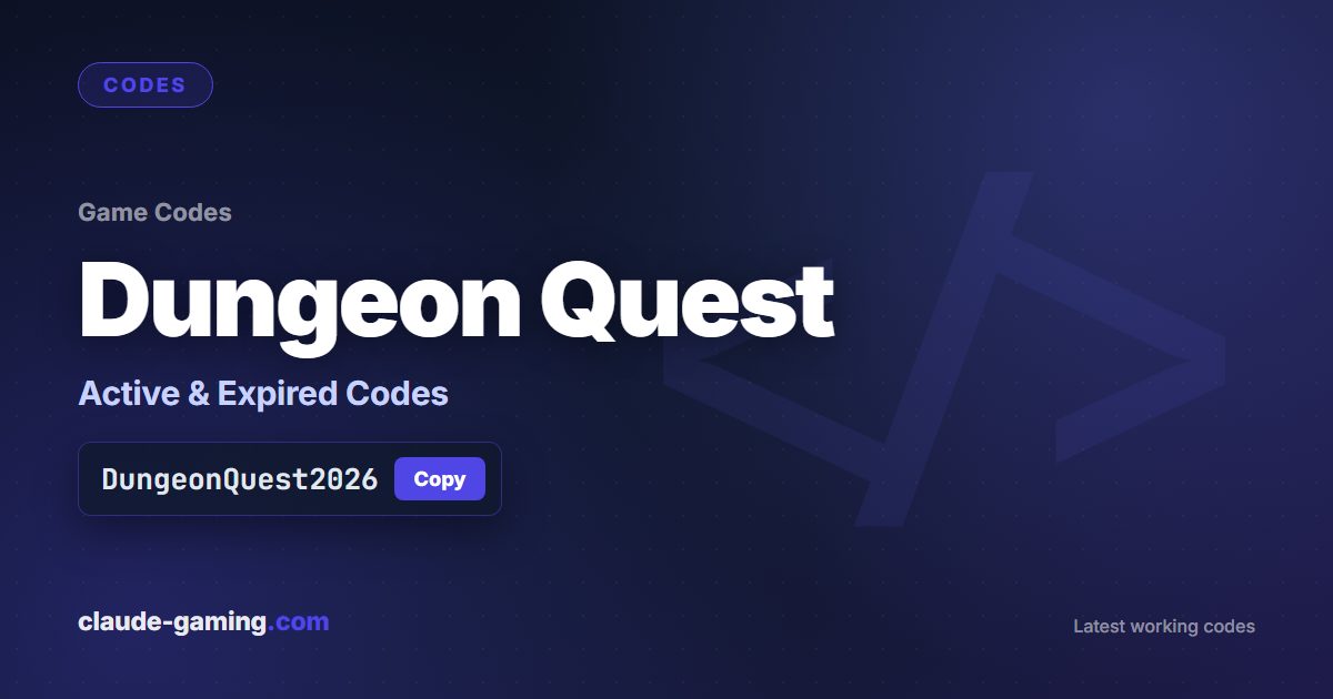 Dungeon Quest codes