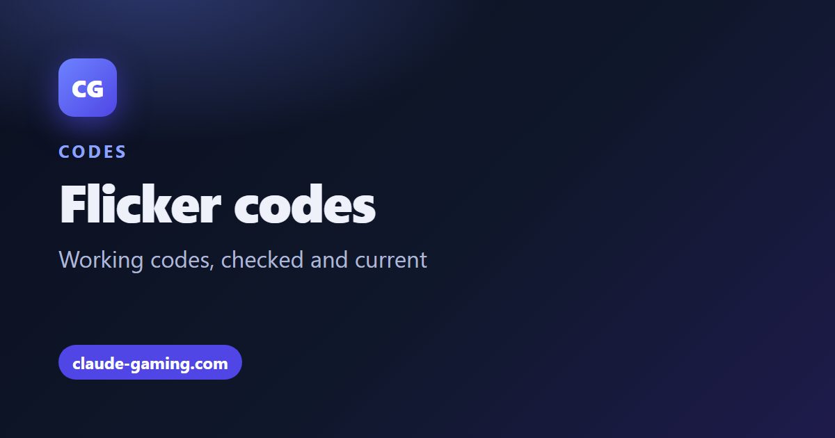 Flicker codes