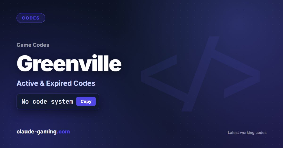 Greenville codes