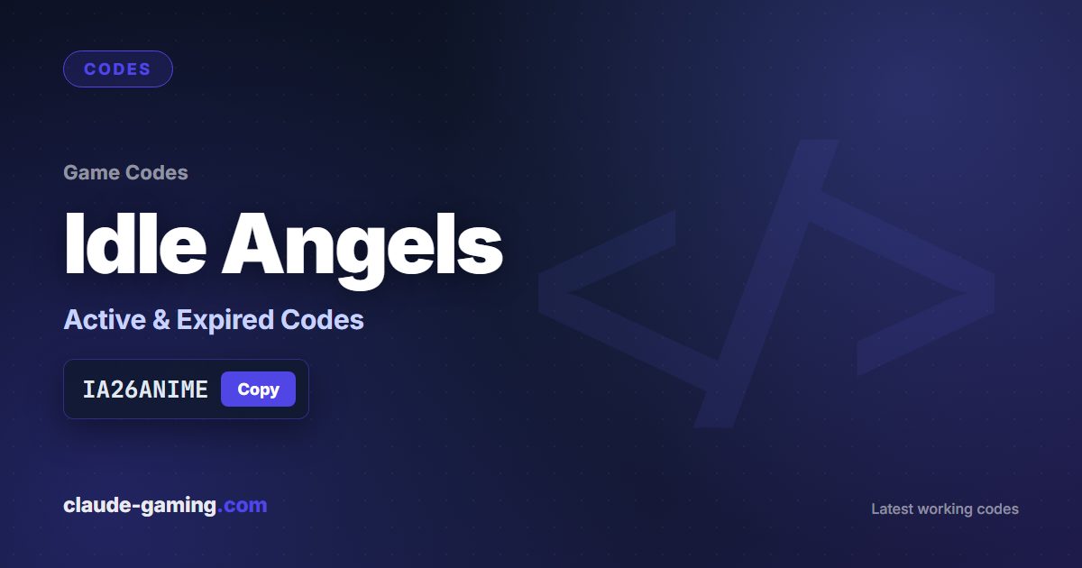Idle Angels codes