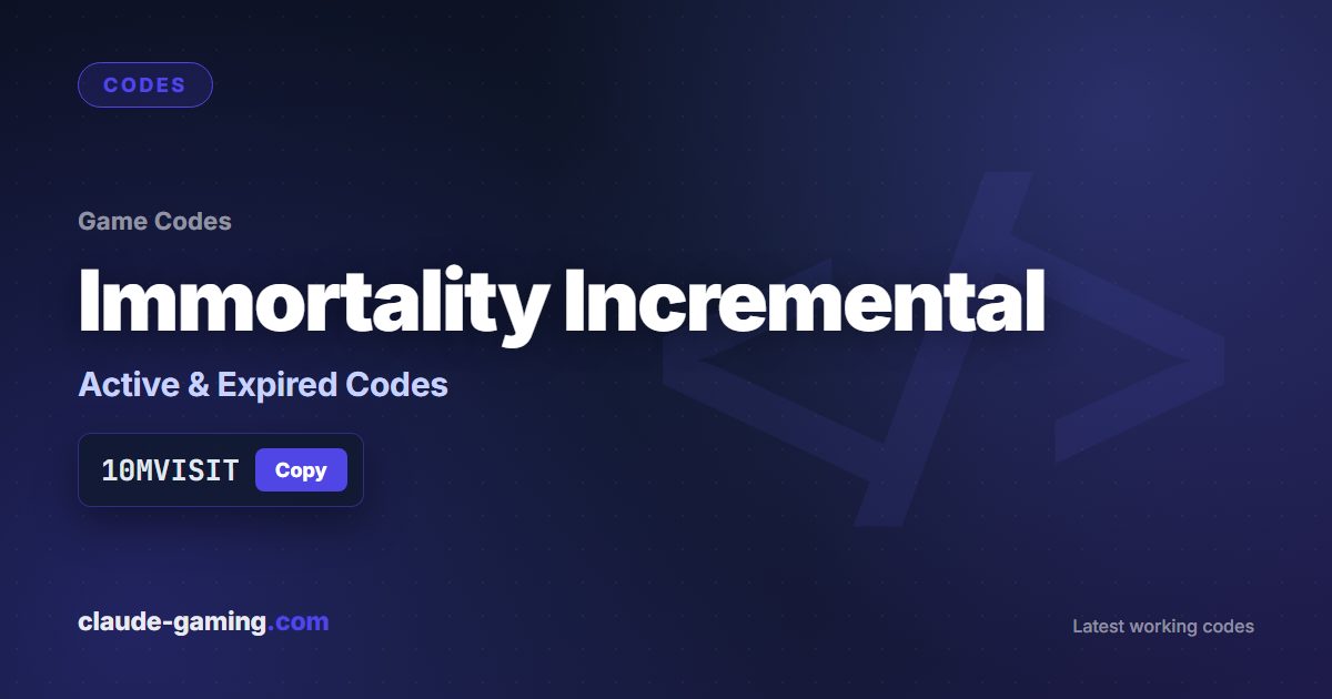 Immortality Incremental codes