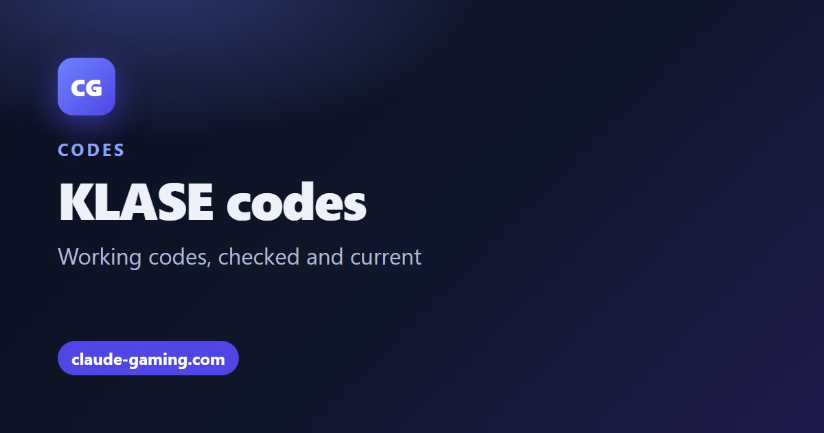 KLASE codes