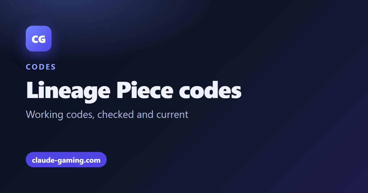 Lineage Piece codes