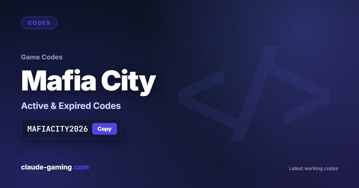 Mafia City codes