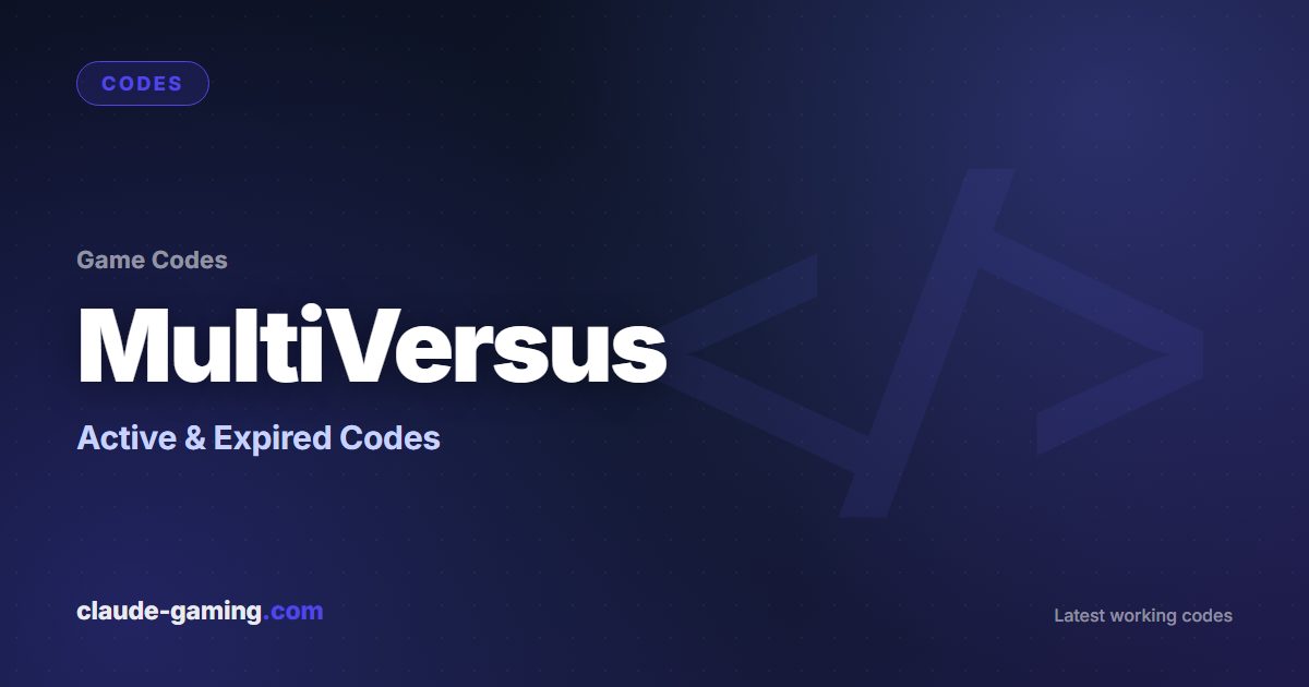 MultiVersus codes