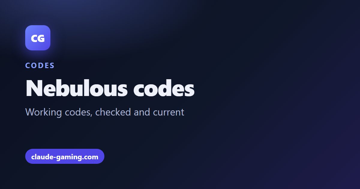Nebulous codes