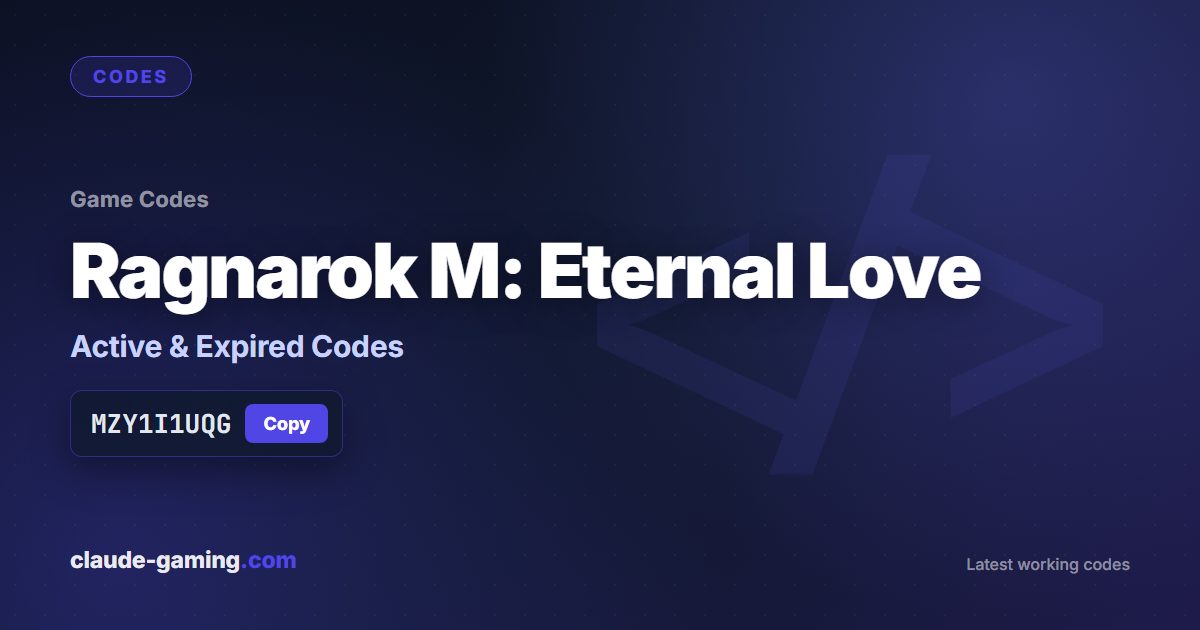 Ragnarok M: Eternal Love codes