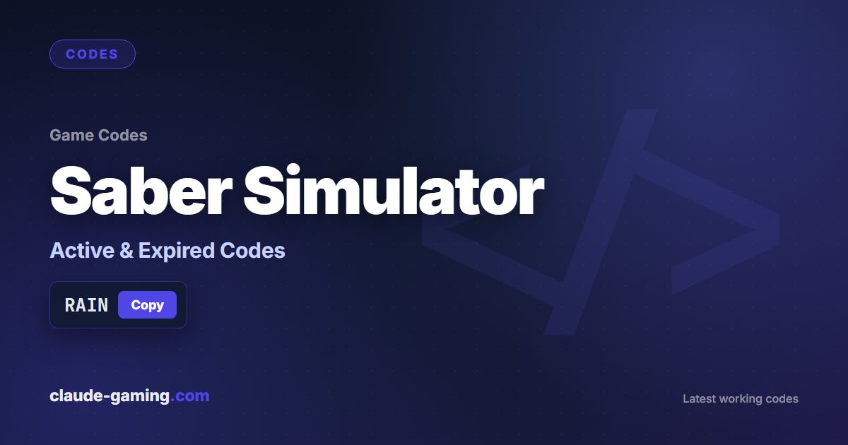 Saber Simulator codes