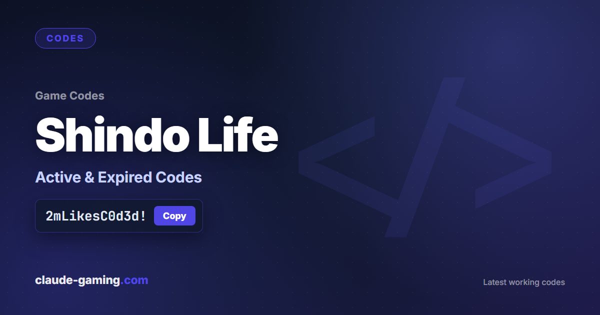 Shindo Life codes