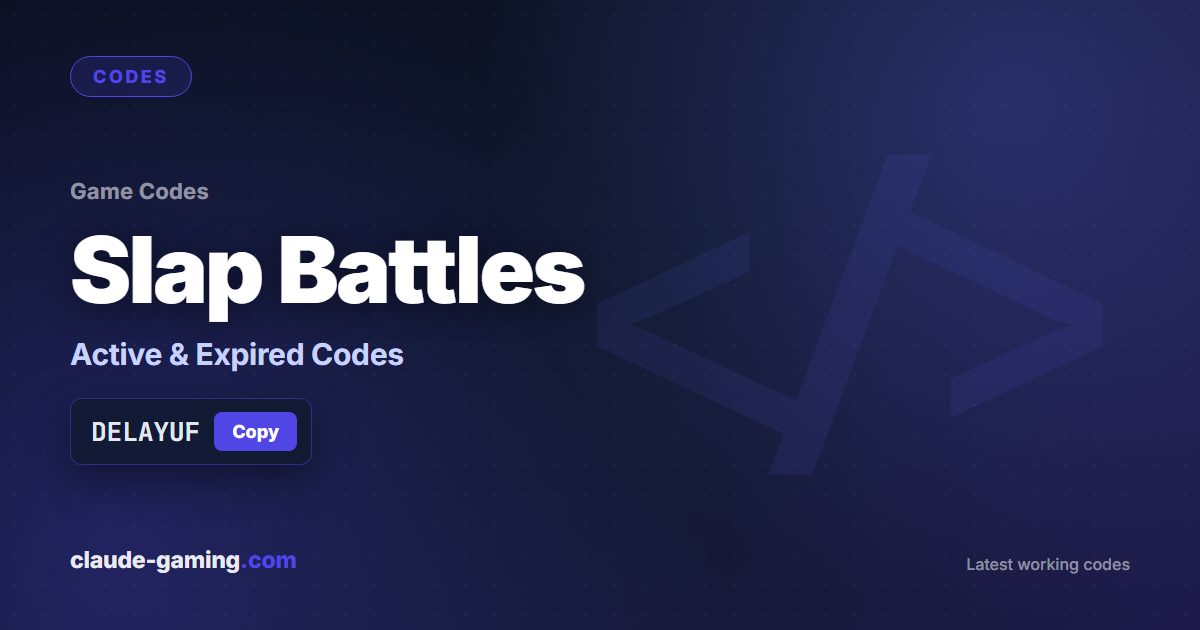 Slap Battles codes