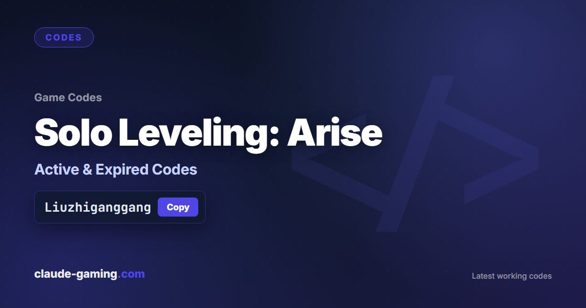 Solo Leveling: Arise codes
