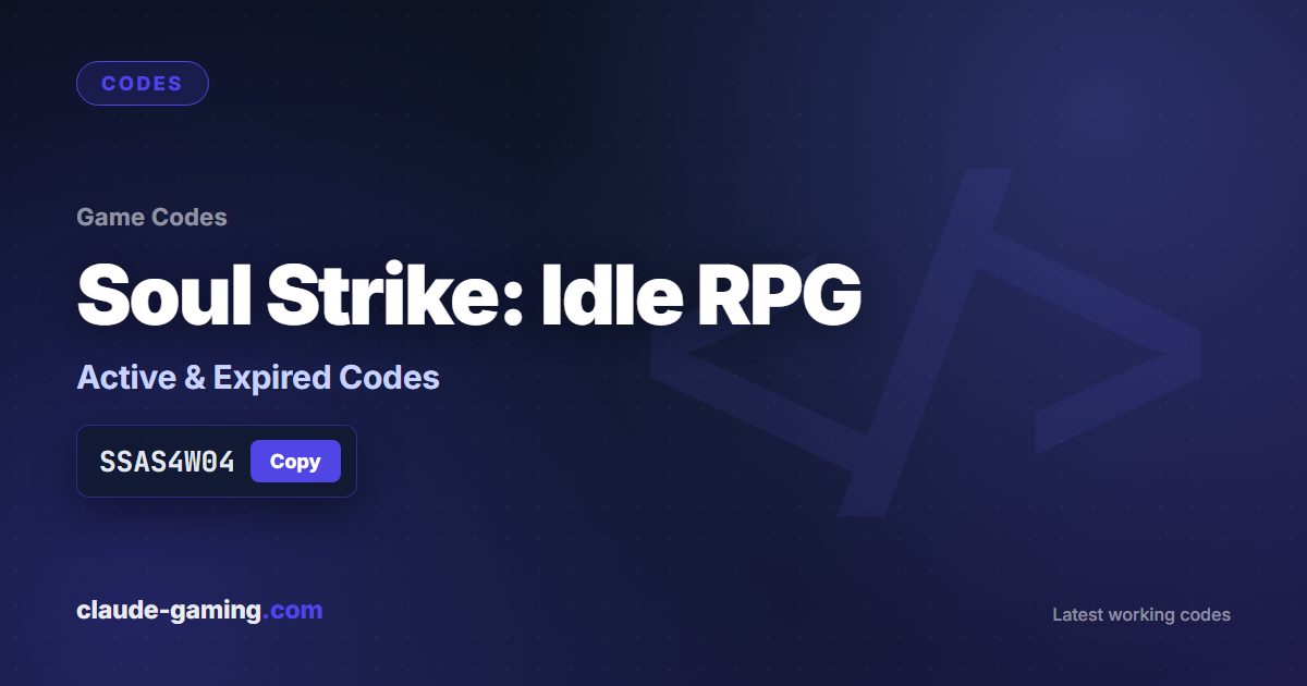 Soul Strike: Idle RPG codes