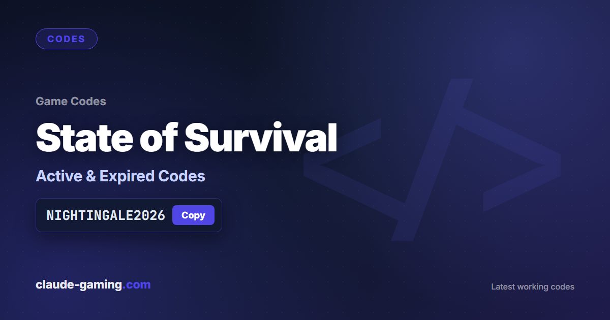 State of Survival codes