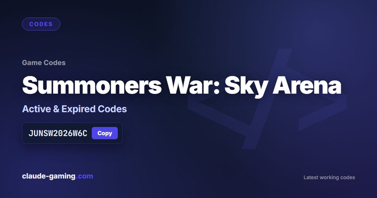 Summoners War: Sky Arena codes