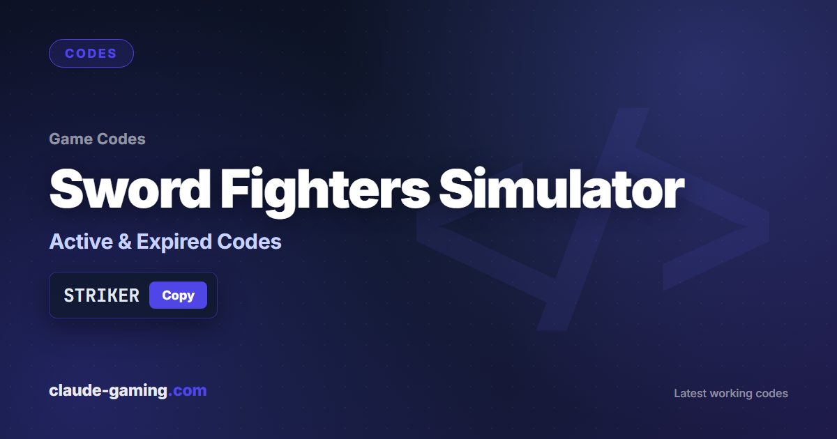 Sword Fighters Simulator codes