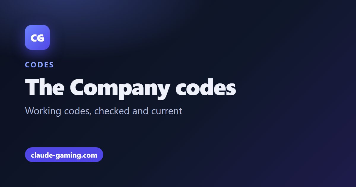 The Company codes