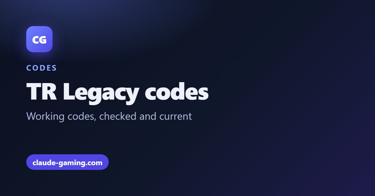 TR Legacy codes