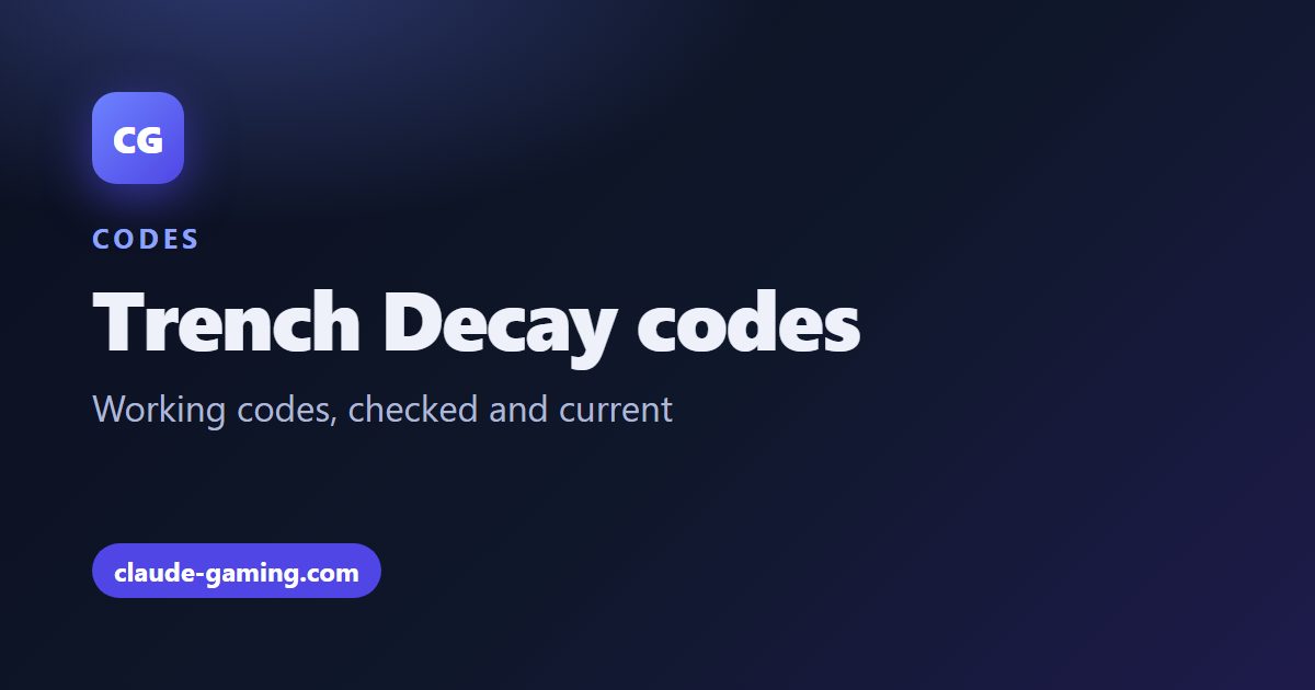 Trench Decay codes