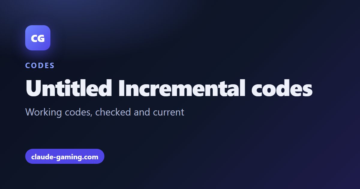 Untitled Incremental codes