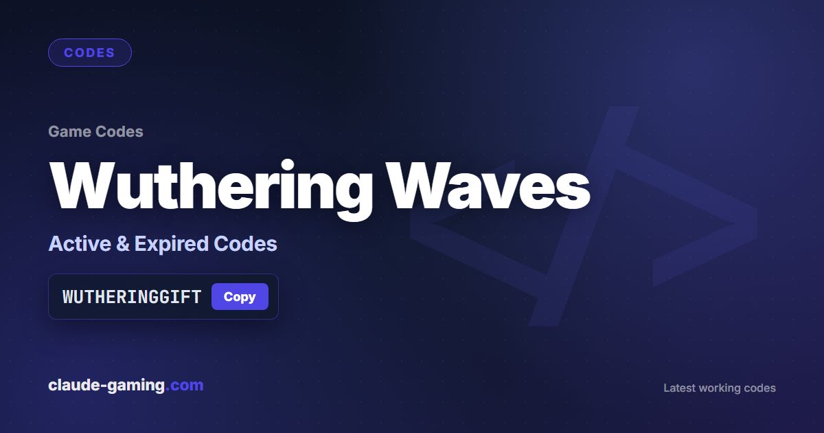 Wuthering Waves codes