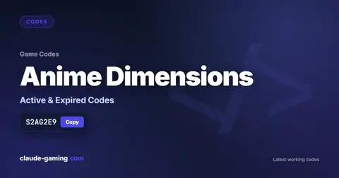 Anime Dimensions codes