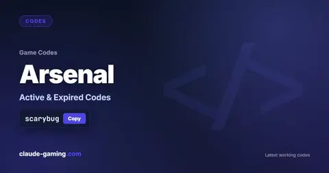 Arsenal Codes: Active and Expired (October 2026) | Claude Gaming