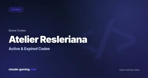 Atelier Resleriana codes