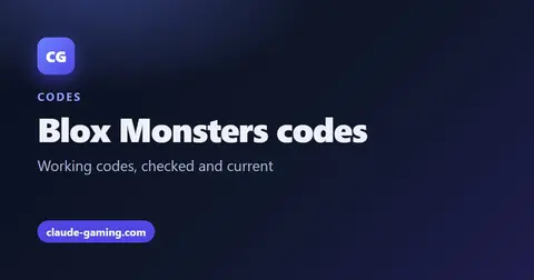 Blox Monsters codes