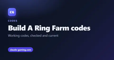Build A Ring Farm codes