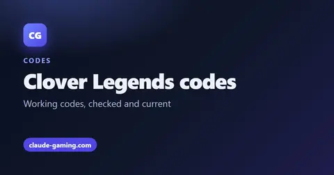 Clover Legends codes