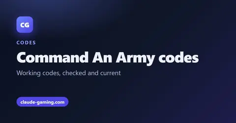 Command An Army codes