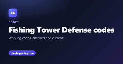 Fishing Tower Defense codes