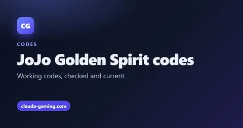 JoJo's Bizarre Adventure: Golden Spirit codes