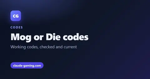 Mog or Die codes